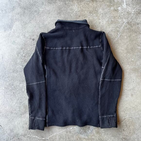 KUHL INTERCEPTR HYBRID FLEECE BLACK WOMENS MEDIUM NO ZIPPER PULLER - Picture 2 of 7